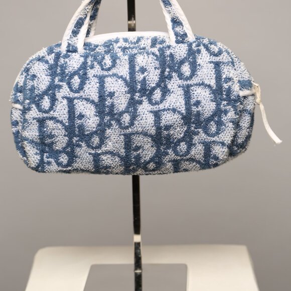 Y2K CHRISTIAN DIOR Terry Cloth Trotter Boston Bag - Picture 5 of 15